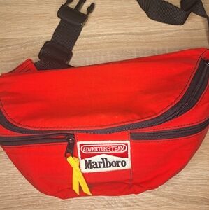 Vintage 1992 Marlboro Adventure Team Red Fanny Pack Bag